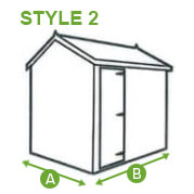 Apex Sheds 2 apex style 2