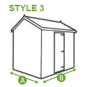 Apex Sheds 3 apex style 3