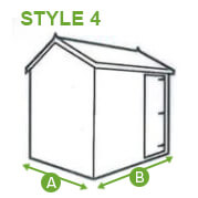 Apex Sheds 4 apex style 4
